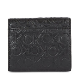 

Жіночий гаманець Calvin Klein Re-Lock Trifold Xs Emb K60K611321 Ck Black BAX, Чорний