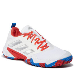 adidas Buty adidas Barricade Tennis Shoes ID1550 Ftwwht/Silvmt/Broyal