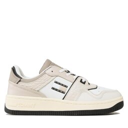 

Снікерcи Tommy Jeans Retro Basket EM0EM01135 Ivory YBI, Сірий