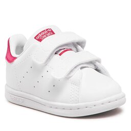 adidas Schuhe adidas Stan Smith Cf 1 FX7538 Ftwwht/Ftwwht/Bopink