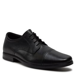 

Туфлі Clarks Howard Cap 261620127 Black Leather, Чорний