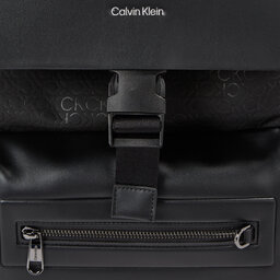 

Рюкзак Calvin Klein Ck Elevated Flap Bp Repreve K50K510847 Black Tonal Mono 01I, Чорний