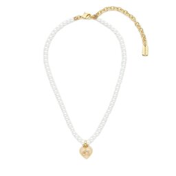 Coach Gargantilla Coach C Hrt Prl Chkr Nck CG175 Pearl