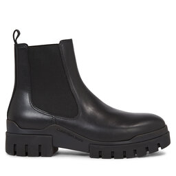 

Челсі Calvin Klein Jeans Transp Combat Chelsea Lth YM0YM00754 Triple Black 0GT, Чорний