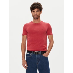 Tommy Jeans Tommy Jeans T-Shirt Jaspe DM0DM20363 Rot Slim Fit
