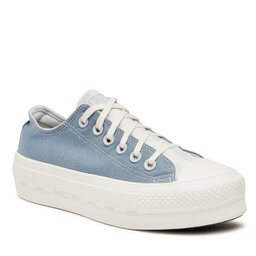 Converse Tornacipő Converse Ctas Lift Ox 572710C Indigo Oxide/Light Silver