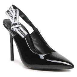 KARL LAGERFELD Sandale KARL LAGERFELD KL30908 Black Patent Lthr