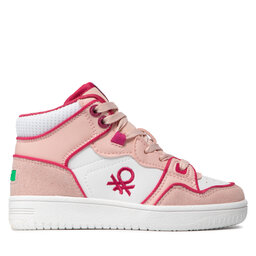 

Снікерcи United Colors Of Benetton Rod BTK127605 White/Lotus 1080, Рожевий