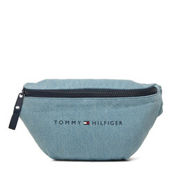 Tommy Hilfiger Saszetka nerka Tommy Hilfiger Th Essential Denim Bumbag AU0AU01976 Niebieski