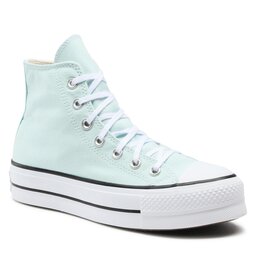 

Кеди Converse Chuck Taylor All Star Lift A06138C White/Aqua Blue, Білий