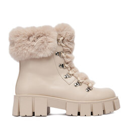DeeZee Botines planos DeeZee 90190-6 Écru