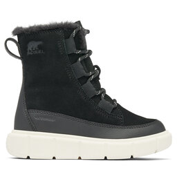 Sorel Μπότες Χιονιού Sorel Explorer™III Lace Wp 2088512010 Μαύρο