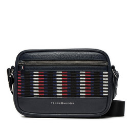 Tommy Hilfiger Τσαντάκι Tommy Hilfiger Th Corp Leather Camera AM0AM12722 Σκούρο μπλε