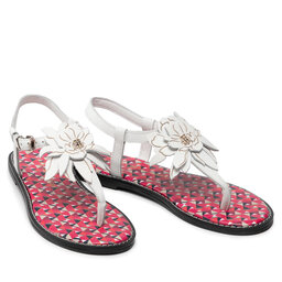 

Босоніжки Tommy Hilfiger Th Geo Print Flat Sandal FW0FW06229 Ecru YBL, Білий