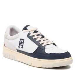 Tommy Hilfiger Sneakersy Tommy Hilfiger Th Basket Street Mix FM0FM04728 Rwb 0GY
