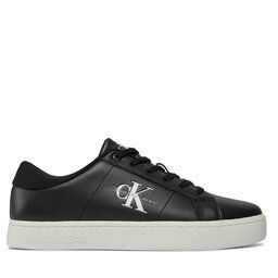 Calvin Klein Jeans Tenisice Calvin Klein Jeans Classic Cupsole Low Laceup Lth YM0YM00864 Crna