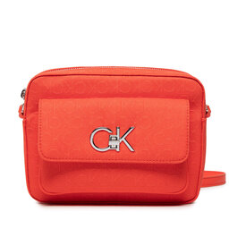 Calvin Klein Handtasche Calvin Klein Re-Lock Camera Bag W/Flap Jcq K60K609685 Deep Orange SNX