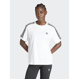 adidas adidas Marškinėliai 3-Stripes IR8051 Balta Regular Fit
