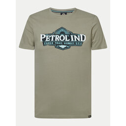 Petrol Industries Petrol Industries Marškinėliai M-1040-TSR602 Žalia Regular Fit