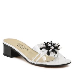 Azurée Papucs Azurée Macaro 80C Vernis Blanc