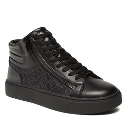 Calvin Klein Αθλητικά Calvin Klein High Top Lace Up W/Zip Mono HM0HM01046 Outline Mono Black 0GK