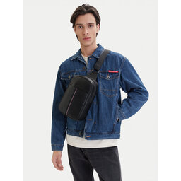 Tommy Hilfiger Umhängetasche Tommy Hilfiger Th Central Slingpack AM0AM14170 Schwarz