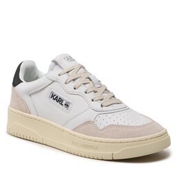 KARL LAGERFELD Laisvalaikio batai KARL LAGERFELD KL63020 White Lthr