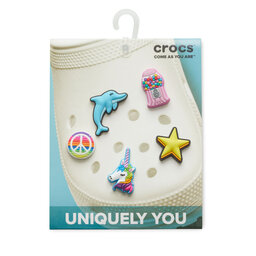 Crocs Accesorii pentru pantofi Crocs Jibbitz Girls Rule 5 Pack 10008410 Colorat
