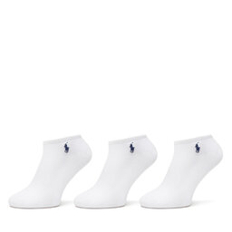 Polo Ralph Lauren Σετ 3 ζευγάρια κοντές κάλτσες unisex Polo Ralph Lauren 455972888002 Λευκό