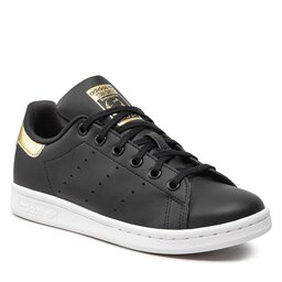 adidas Skor adidas Stan Smith J GY4254 Cblack/Ftwwht/Goldmt