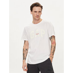Gap Gap Marškinėliai 471777-08 Balta Regular Fit