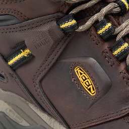 

Трекінгові черевики Keen Ridge Flex Mid Wp M 1026614 Coffee Bean/Keen Yellow, Коричневий