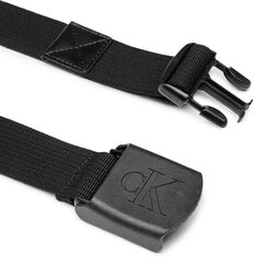 

Чоловічий ремінь Calvin Klein Jeans Logo Plaque Webbing Belt K50K510160 BDS, Чорний