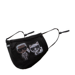 KARL LAGERFELD Tekstilna maska za obraz KARL LAGERFELD 210W3917 Black