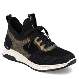 Rieker Zapatillas Rieker M0058-00 Schwarz / Schwarz / Antik / Schwarz / Black 00
