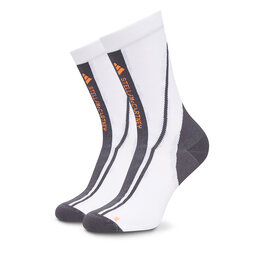 adidas by Stella McCartney Dolge nogavice adidas by Stella McCartney IW1610 Bela