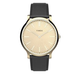 Timex Zegarek Timex City TW2V43500 Black/Gold