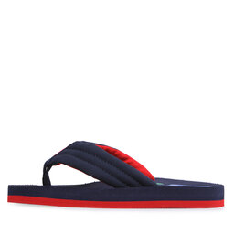 

В'єтнамки Polo Ralph Lauren Bolt Sport RF104037 Navy PU Nubuck w/ Red PP, Cиній