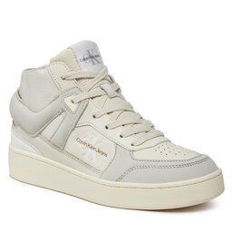 Calvin Klein Jeans Sneakersy Calvin Klein Jeans Basket Cupsole High Mix Ml Fad YW0YW01300 Creamy White/Eggshell 0GF