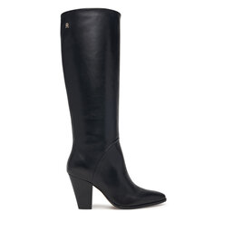 Tommy Hilfiger Stiefel Tommy Hilfiger Clean Tubular Knee Boot FW0FW09584 Schwarz