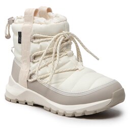 The North Face Μπότες Χιονιού The North Face Thermoball Lace Up Wp NF0A5LWD32F1 Gardenia White/Silver Grey