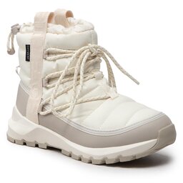 The North Face Stivali da neve The North Face Thermoball Lace Up Wp NF0A5LWD32F1 Gardenia White/Silver Grey