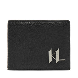 KARL LAGERFELD Veľká pánska peňaženka KARL LAGERFELD A1M32019 Čierna