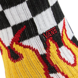 

Високі дитячі шкарпетки Vans Flame Checkin Crew VN000613Y281 Black/White, Кольоровий