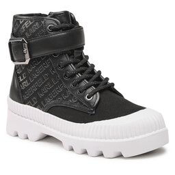 KARL LAGERFELD Planinarske cipele KARL LAGERFELD KL42546 Black Lthr/Textile
