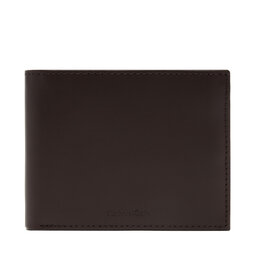 Calvin Klein Portafoglio da uomo Calvin Klein Ck Premium Trifold 10Cc W/Coin K50K512849 Marrone