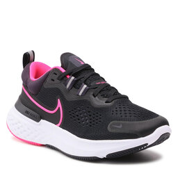Nike Παπούτσια Nike React Miler 2 CW7136 003 Black/Hyper Pink/Cave Purple