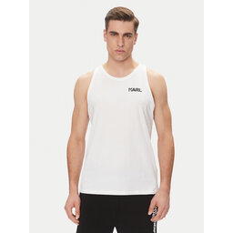 KARL LAGERFELD KARL LAGERFELD Camiseta sin mangas A1M46069 Blanco Regular Fit