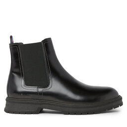 

Челсі Tommy Hilfiger Hilfiger W Abrasivato Lth Chels FM0FM04675 Black BDS, Чорний