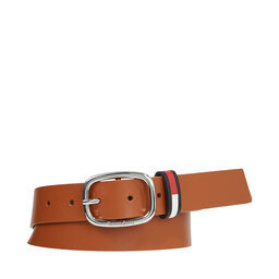 Tommy Jeans Дамски колан Tommy Jeans Tjw Oval Co Shape 3.0 AW0AW15484 Cognac GB8